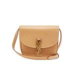 Saint Laurent Kaia YSL-Plaque Small Leather Satchel 619740