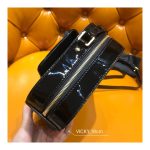 Saint Laurent Monogram Vicky Patent Leather Camera Bag 555052