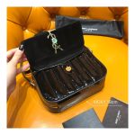 Saint Laurent Monogram Vicky Patent Leather Camera Bag 555052