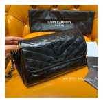 Saint Laurent Niki Body Bag In Crinkled Vintage Leather 577124