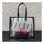 Valentino Garavani Grande Plage Small PVC & Leather Tote Bag 9006