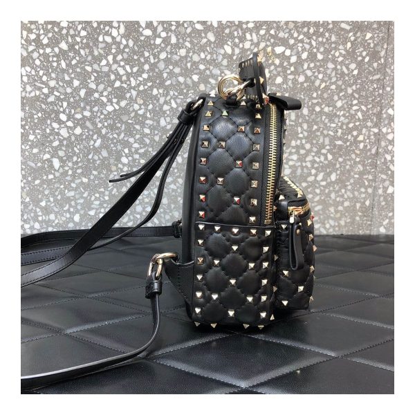 Valentino Garavani Rockstud Spike Mini Backpack 0630J