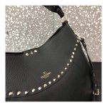 Valentino Garavani Twinkle Studded Medium Leather Hobo Bag 2091