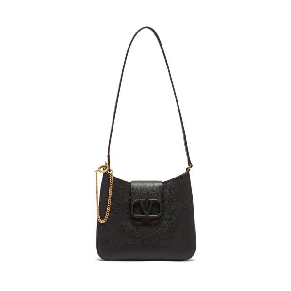 Valentino V-Sling Small Grained-Leather Shoulder Bag 0017