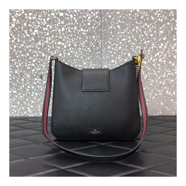 Valentino V-Sling Small Grained-Leather Shoulder Bag 0017