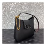 Valentino V-Sling Small Grained-Leather Shoulder Bag 0017