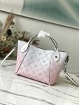 Louis Vuitton 23cm Hina PM Gradient Pink Mahina M57858