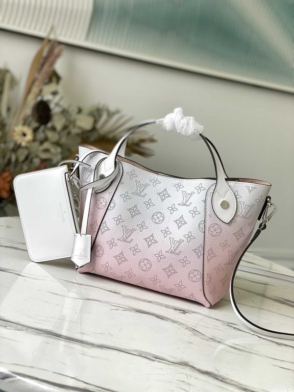 Louis Vuitton 23cm Hina PM Gradient Pink Mahina M57858