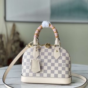 Louis Vuitton Alma BB Damier Azur Canvas N41221 6