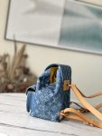 Louis Vuitton Backpack Denim Blue M44460 M95057 MM PM