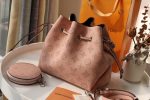 Louis Vuitton Bella Mahina Pink M53608 Leather Handbag