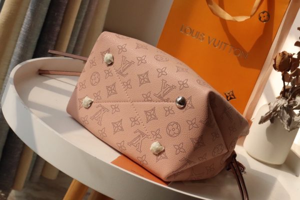 Louis Vuitton Bella Mahina Pink M53608 Leather Handbag