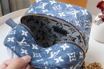 Louis Vuitton Blue Demin Square Bag Monogram