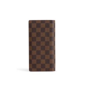 Louis Vuitton Brazza M66540 Damier Ebene Canvas Men Bifold Wallet