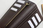 Louis Vuitton Brazza M66540 Damier Ebene Canvas Men Bifold Wallet