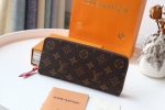 Louis Vuitton M60742 Clemence Monogram Long Wallet Zipper