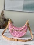 Louis Vuitton Denim Loop Bag Blue Pink  M81166