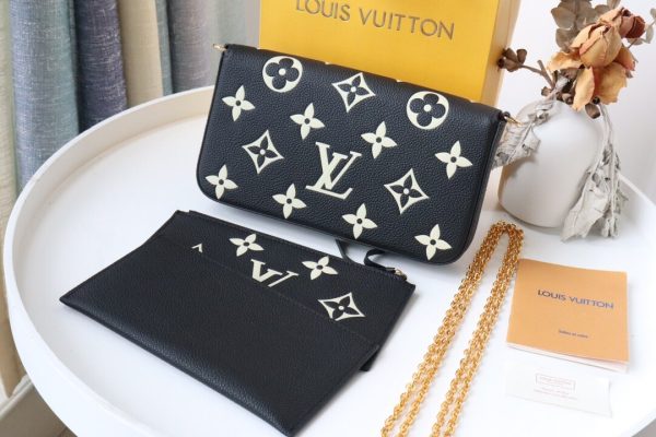 Louis Vuitton Felicie Pochette Black M69977