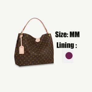 Louis Vuitton Graceful MM Monogram Inner Hotpink M43703 11