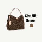 Louis Vuitton Graceful MM PM Monogram M43703 M43701