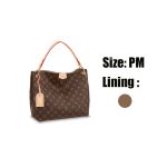 Louis Vuitton Graceful MM PM Monogram M43703 M43701