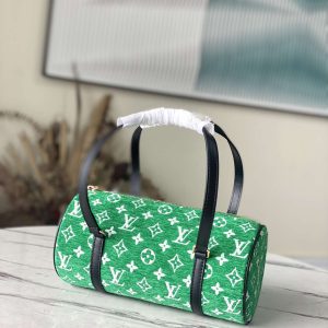 Louis Vuitton Green Monogram Papillon Jacquard Velvet 1