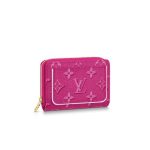 Louis Vuitton Hotpink Zipper Short Women Wallet M81527