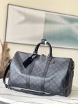 Louis Vuitton Keepall 45 Monogram Eclipse Canvas M40569