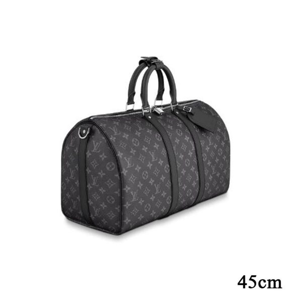 Louis Vuitton Keepall 45 Monogram Eclipse Canvas M40569