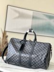 Louis Vuitton Keepall 45 Damier Graphite Canvas N41418