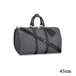 Louis Vuitton Keepall 45 Damier Graphite Canvas N41418