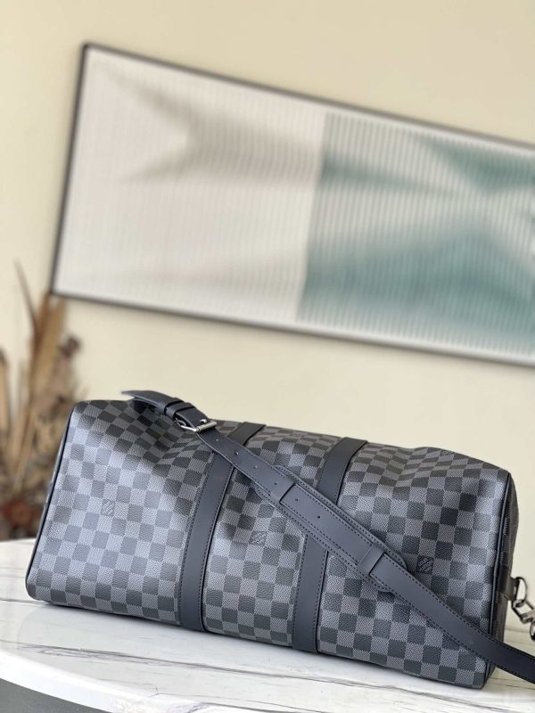 Louis Vuitton Keepall 45 Damier Graphite Canvas N41418