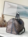 Louis Vuitton Keepall 50 Monogram M56710 Black Handle