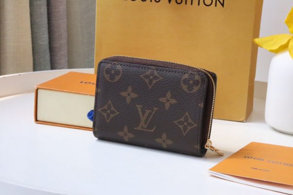 Louis Vuitton LOU Wallet Monogram Canvas M81461 Short Zipper Unisex