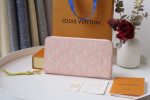 Louis Vuitton Long Wallet M81279 M81280 Zipper Wallet Pink