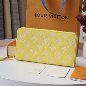 Louis Vuitton Long Wallet Zipper Women Wallet Yellow M81427 1