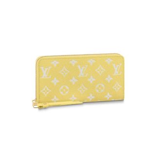 Louis Vuitton Long Wallet Zipper Women Wallet Yellow M81427