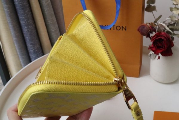 Louis Vuitton Long Wallet Zipper Women Wallet Yellow M81427