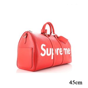 Louis Vuitton M53419 Keepall 45 Red Supreme 7
