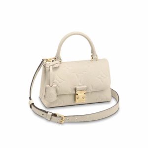 Louis Vuitton Madeleine BB White Top Handle Purse Women Everyday Shoulder Bag 10