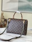 Louis Vuitton Marignan Monogram Black Beige Seasme M44259