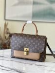 Louis Vuitton Marignan Monogram Black Beige Seasme M44259