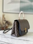 Louis Vuitton Marignan Monogram Black Beige Seasme M44259