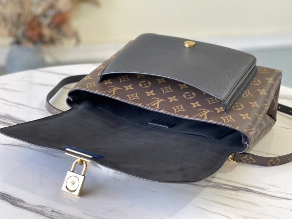 Louis Vuitton Marignan Monogram Black Beige Seasme M44259