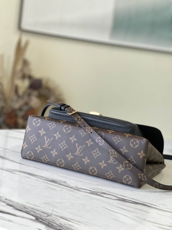 Louis Vuitton Marignan Monogram Black Beige Seasme M44259