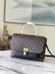 Louis Vuitton Marignan Monogram Black Beige Seasme M44259