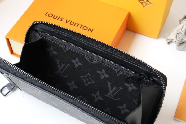 Louis Vuitton Men Trunk Zipper Wallet Long M80558