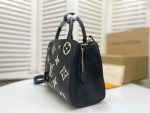 Louis Vuitton Montaigne MM Black Grey Monogram Empreinte M41056