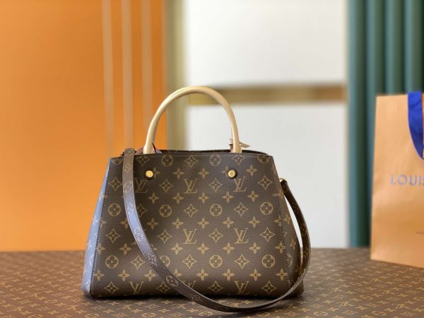 Louis Vuitton Montaigne BB MM Monogram Canvas M41055 M41056