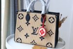 Louis Vuitton Onthego M57723 M57644 MM GM Rafia Blue